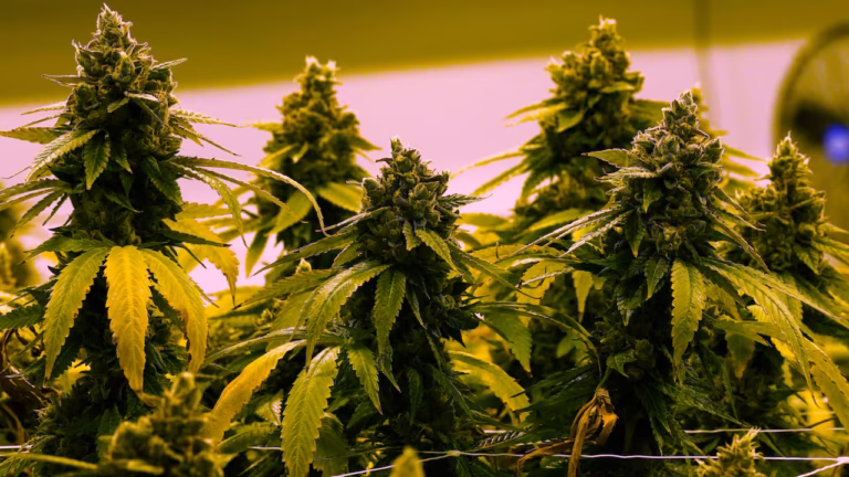 Simple green graphic used as a section banner for the Manitoba cannabis article.