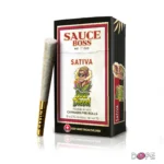 SAUCE BOSS Infused Packs Pre Roll Live Resin x Liquid Diamonds 10 x 0.7g (STRAIN) - Image 6