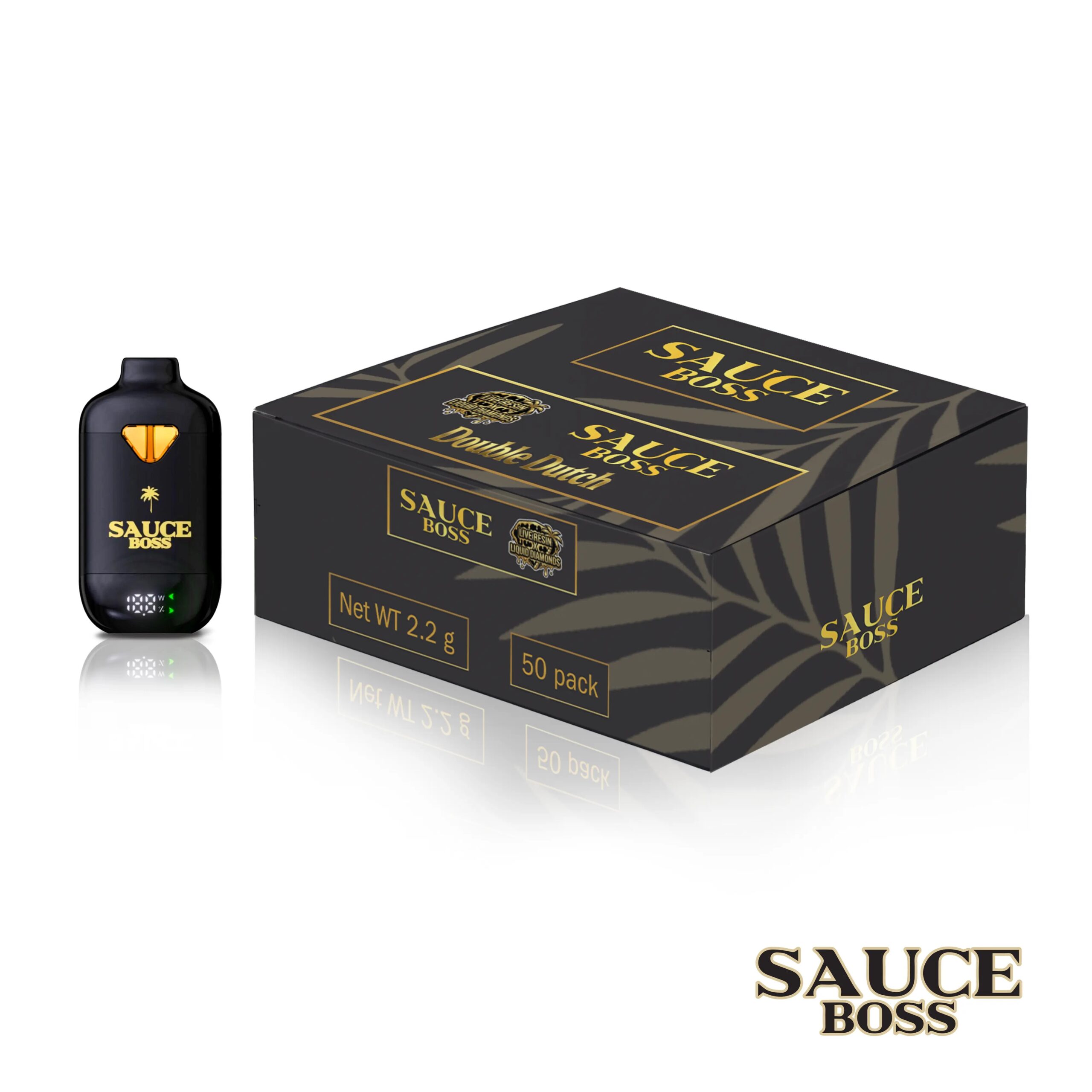 SAUCEB~1 Sauce Boss Disposable DOUBLE DUTCH 2.2g Case Mix n Match - Image 1