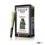 SAUCE BOSS Infused Packs Pre Roll Live Resin x Liquid Diamonds 10 x 0.7g (STRAIN)