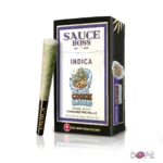 SAUCE BOSS Infused Packs Pre Roll Live Resin x Liquid Diamonds 10 x 0.7g (STRAIN) - Image 2