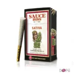 SAUCE BOSS Infused Packs Pre Roll Live Resin x Liquid Diamonds 10 x 0.7g (STRAIN) - Image 4