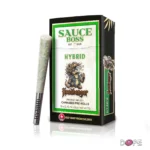 SAUCE BOSS Infused Packs Pre Roll Live Resin x Liquid Diamonds 10 x 0.7g (STRAIN) - Image 8