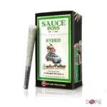 SAUCE BOSS Infused Packs Pre Roll Live Resin x Liquid Diamonds 10 x 0.7g (STRAIN) - Image 9