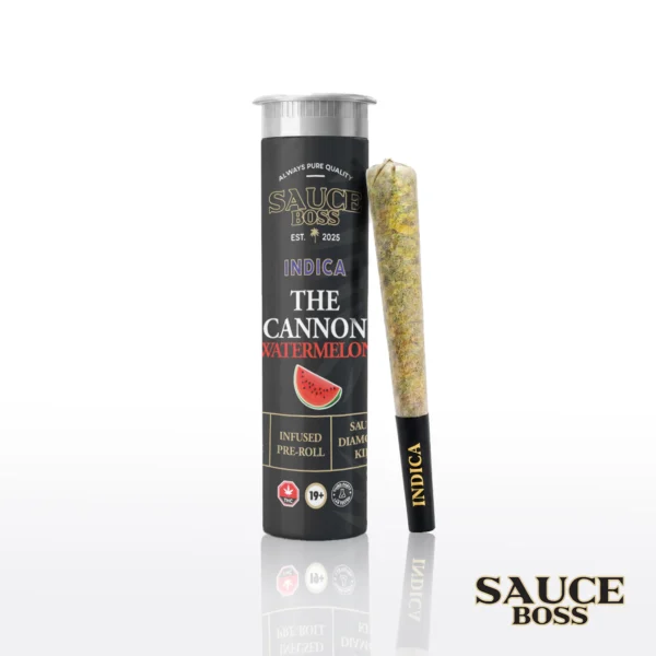 SAUCE BOSS Infused Tube Pre Roll “The Cannon” SDK 1.2g
