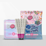 DOPE Infused Tin Frosted Donut Pre Roll Pack 5 x 0.7g