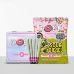 DOPE Infused Tin Live Resin x Rosin Roll Pre Roll Pack 5 x 0.7g - Image 2