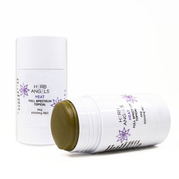 Herb Angels Heat 2000mg THC Plus Shea Butter Heat Roll-On Topical
